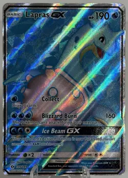 Pokemon TCG Lapras GX 139/149 Holo Ultra Rare Full Art Sun & Moon 2017 [NM] - Image 1