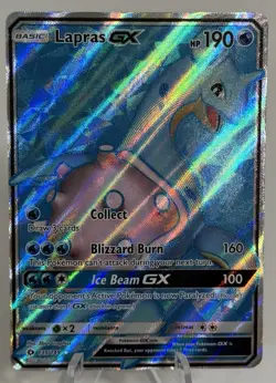 Pokemon TCG Lapras GX 139/149 Holo Ultra Rare Full Art Sun & Moon 2017 [NM] - Image 3