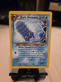 Dark Omanyte Neo Destiny Pokemon TCG 37/105 Unlimited Uncommon - Image 1