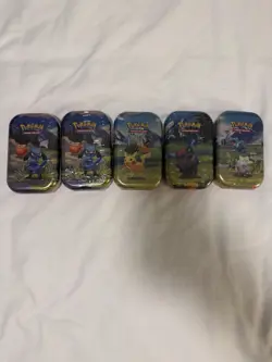 Pokemon TCG Ascended Hero Mini Tin - Lot Of 5 - Image 1