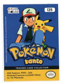 2025 Pokemon Kanto Full House, Electabuzz #125 HOLO - Image 2