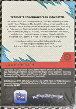 1x Pokemon Journey Together Booster Bundle Sealed Case Fesh! Trusted Seller! - Image 2