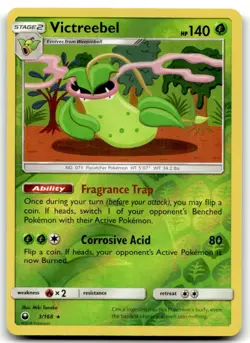 Pokemon - Victreebel - 3/168 - Reverse Holo Rare - Celestial Storm - NM - Image 1