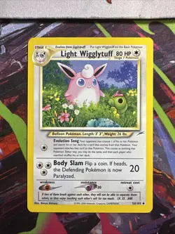 Light Wigglytuff 54/105 Neo Destiny (2002) - Pokemon TCG Regular Uncommon LP/NM - Image 1