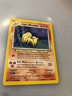 Light Ninetales 50/105 Neo Destiny Unlimited Pokemon TCG WOTC - NM/MINT - Image 3