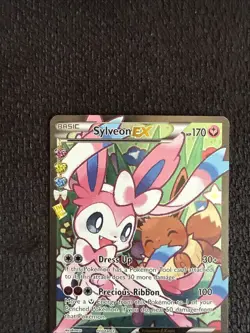 The Pokemon Company Sylveon EX Full Art Ultra Rare Holo RC 32/32 Generations - Image 3