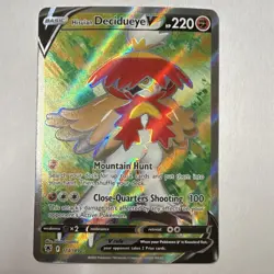 Pokemon TCG Hisuian Decidueye V 173/189 Astral Radiance Holo Ultra Rare 220 HP - Image 1