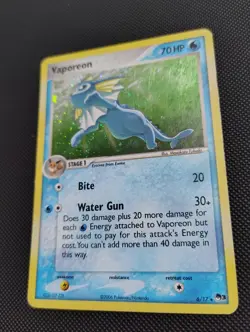 Pokemon TCG Holo Lot of 3 *Damaged* Umbreon, Vaporeon, and Entei - Image 3