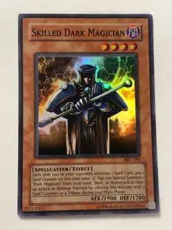 SKILLED DARK MAGICIAN MFC-065 SUPER RARE MAGICIAN'S FORCE YU-GI-OH HOLO - Image 1