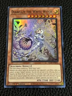 Diabellze The White Witch ALIN-EN012 Yugioh 1st Edition (New) Super Rare - Image 1