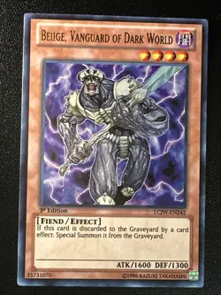 Beiige, Vanguard Of Dark World - LP - LCJW-EN241 - Ultra Rare - 1st Edition - Image 1