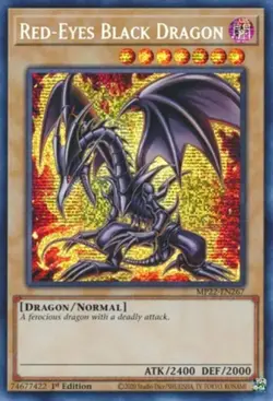 Lightly Played Red-Eyes Black Dragon - MP22-EN267 - Prismatic Secret Rare - 1st - Image 1