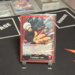 One Piece CCG Trafalgar Law Leader Op14-001 - Image 1