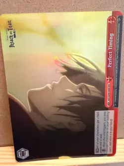 Weiss Schwarz CCG: Attack on Titan: The Final Season RRR Perfect Timing - Image 1