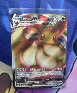 Pokemon Eevee VMAX SWSH087 SWSH: Sword & Shield Promo Cards NM Holo - Image 1