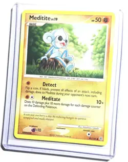 MEDITITE - 89/130 - Diamond & Pearl - Common - Pokemon Card - NM - Image 1