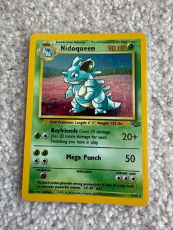Nidoqueen Jungle Holo 7/64 - LP - Pokemon Trading Card Game - Image 1
