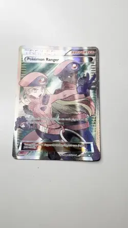 Pokemon TCG Steam Siege Pokemon Ranger 113/114 Full Art Ultra Rare Holo Card - Image 2