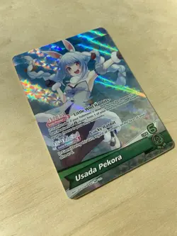 hololive OFFICIAL CARD GAME Usada Pekora (OSR) - Blooming Radiance - Image 2