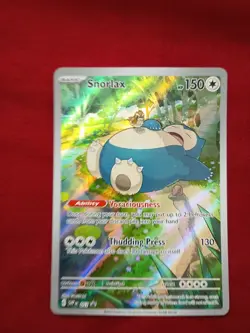 Snorlax SIR (051 Scarlet & Violet Promo Cards) - Holo Near Mint - Image 3