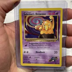Sabrina's Drowzee 92/132 Common Gym Heroes Pokemon Card Vintage Nintendo NM/MT - Image 1