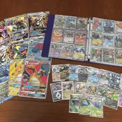 Pokemon Card Collection Binder Lot Charizard, Mewtwo, Dragonite, 45 Card Lot - Image 1