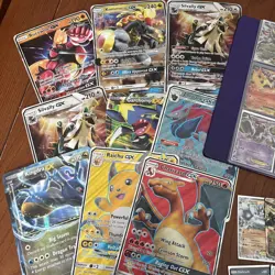 Pokemon Card Collection Binder Lot Charizard, Mewtwo, Dragonite, 45 Card Lot - Image 2