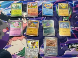 Pokemon 151 Base Set C/UC/R All REVERSE HOLO 153 Cards - Image 1