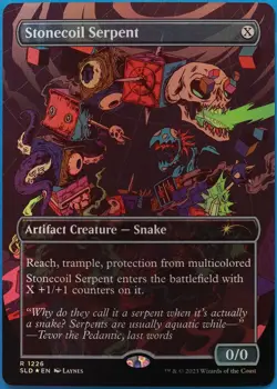 Stonecoil Serpent (Secret Lair Promo) FOIL NM MTG CARD (510563) ABUGames - Image 1
