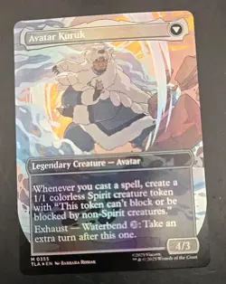 The Legend of Kuruk (Borderless) Avatar: The Last Airbender MTG Foil Near Mint - Image 2
