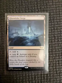 MTG 1X Gloomlake Verge Duskmourn: House of Horror Regular NM Rare - Image 2