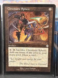 4x Chromatic Sphere LP #299 Invasion MTG Magic - Image 3