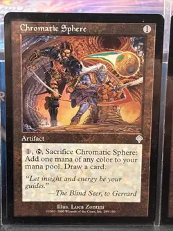 4x Chromatic Sphere LP #299 Invasion MTG Magic - Image 4