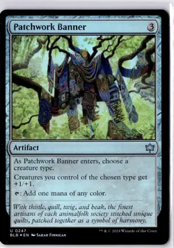 Patchwork Banner Bloomburrow Foil NM U 0247 - Image 1