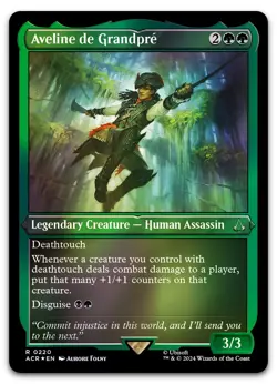Aveline de Grandpre (Foil Etched) #220 (NM) Assassin's Creed ACR Magic MTG - Image 1