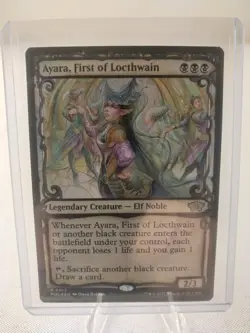 MTG Magic the Gathering Ayara, First of Locthwain (foil) March of the Machine NM - Image 1