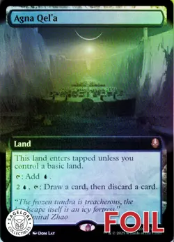 MTG Agna Qel'a (Extended Art) (387) | NM Foil | Avatar: The Last Airbender {TLA} - Image 1