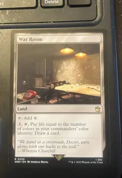 MTG. War Room. FOIL. #330. Doctor Who. NM - Image 1