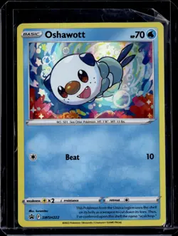 Oshawott SWSH222 / SW&SH Black Star Promo 2022 (LP) / Pokemon TCG - Image 1
