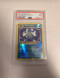 2016 Pokemon XY Evolutions Poliwrath 25/108 Reverse Foil - PSA 9 Mint - Image 1