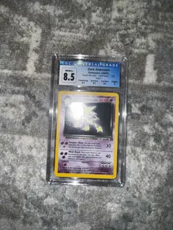 2000 Pokemon Team Rocket Dark Alakazam Holo 1st Edition PSA 8 WOTC Vintage #1 - Image 1