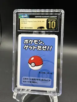 CGC 10 Pristine Poke Ball Old Maid 2019 Japanese Pokemon Card - Image 1