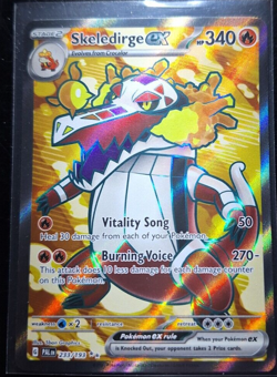 Pokemon TCG Skeledirge ex 233/193 Secret Full Art Ultra Rare Paldea Evolved NM/M - Image 1