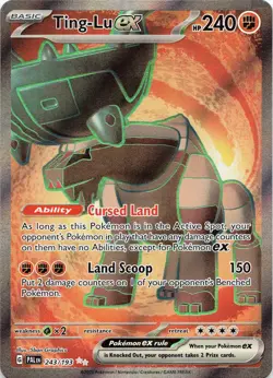 POKEMON Ting-Lu ex - #243/193 Holo SV02: Paldea Evolved NM - Image 1