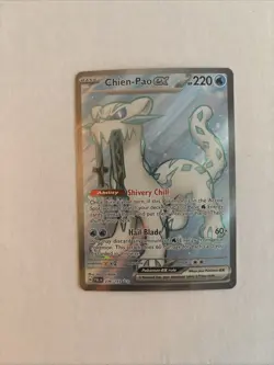 Pokemon TCG Chien-Pao ex 236/193 Full Art Secret Rare Paldea Evolved NM - Image 1