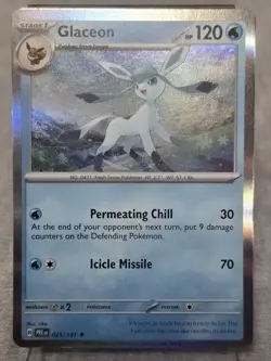 Glaceon #25/131 - SV - Prismatic Evolutions - Holo Rare - Pokemon TCG (NM/LP) - Image 1