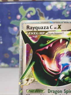 Pokemon 2009 Rayquaza C Lv X Supreme Victors Holo 146/147 Rare LP - Near Mint - Image 2