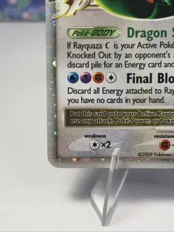 Pokemon 2009 Rayquaza C Lv X Supreme Victors Holo 146/147 Rare LP - Near Mint - Image 3