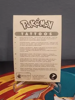Pidgeotto Charmander Snorlax 2000 Pokemon Merlin Tattoo 7 / 20 - Image 2