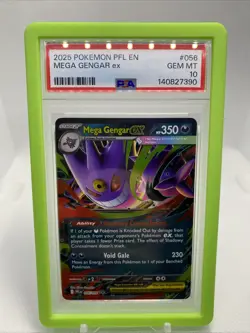 PSA 10 Gem Mint Mega Gengar EX Pokemon Mega Evolution Double Rare 056/094 (A) - Image 1